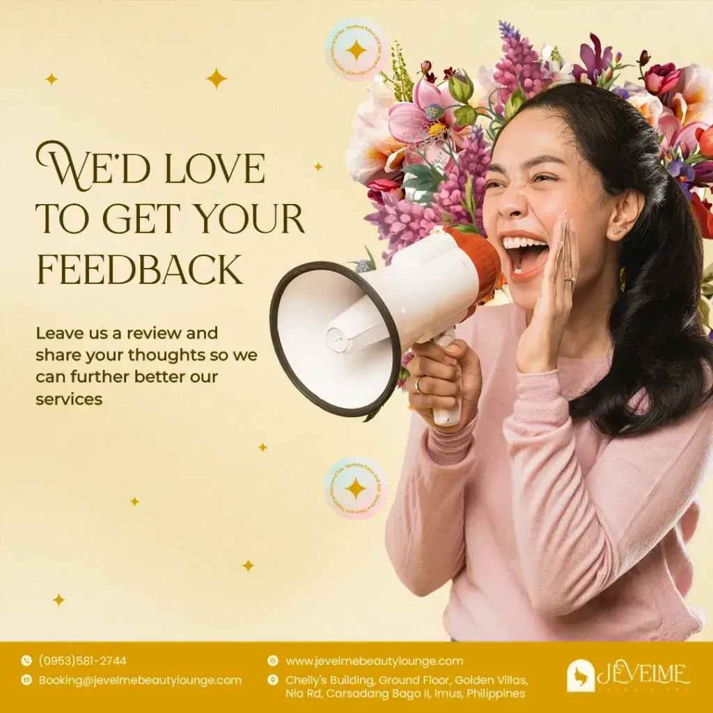 Leave us Review | Jevelme Salon & Spa